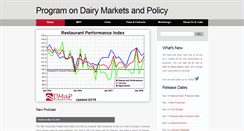 Desktop Screenshot of dairymarkets.org